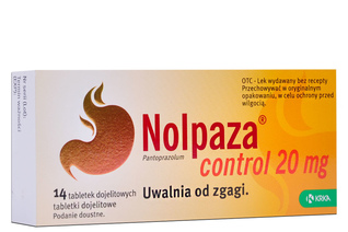 NOLPAZA CONTROL 20 mg 14 tabletek
