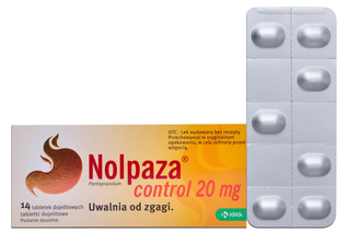 NOLPAZA CONTROL 20 mg 14 tabletek