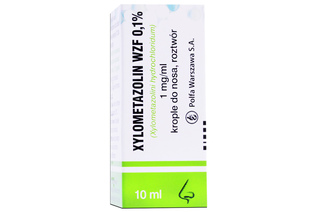 XYLOMETAZOLIN 1 mg/ml 10 ml krople