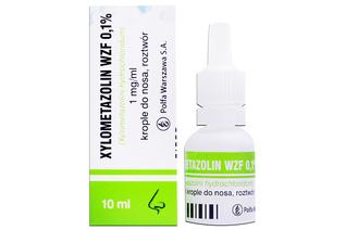 XYLOMETAZOLIN 1 mg/ml 10 ml krople