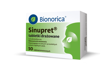 SINUPRET 50 tabletek