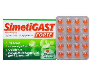 SIMETIGAST FORTE 20 kapsułek