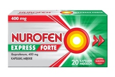 NUROFEN EXPRESS FORTE (IBUPROFEN 400 mg) 20 kapsułek