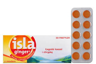 ISLA GINGER SMAK IMBIROWY 30 pastylek