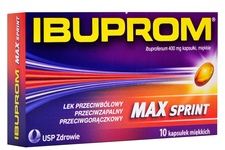 IBUPROM MAX SPRINT 400 mg 10 kapsułek