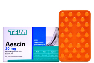 AESCIN 20 mg 90 tabletek