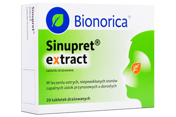 SINUPRET EXTRACT 20 tabletek