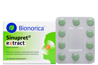 SINUPRET EXTRACT 20 tabletek