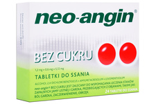 NEO-ANGIN BEZ CUKRU 24 tabletki do ssania