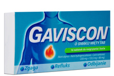 GAVISCON O SMAKU MIĘTY TAB 24 tabletek