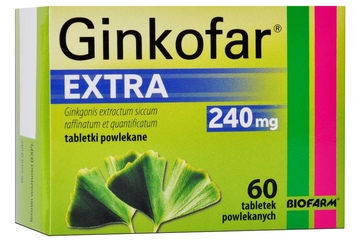 GINKOFAR EXTRA 240 mg 60 tabletek