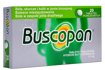 BUSCOPAN 20 tabletek