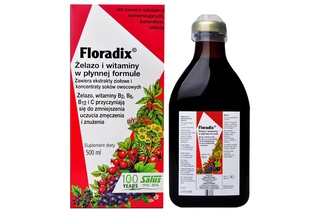 FLORADIX ŻELAZO I WITAMINY 500 ml płyn