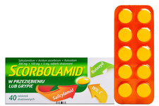 SCORBOLAMID 40 tabletek