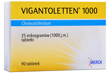VIGANTOLETTEN 1000 j.m 90 tabletek