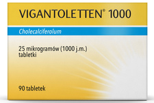 VIGANTOLETTEN 1000 j.m 90 tabletek