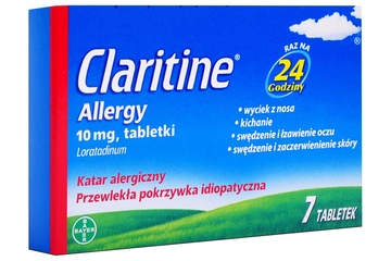 CLARITINE ALLERGY 7 tabletek