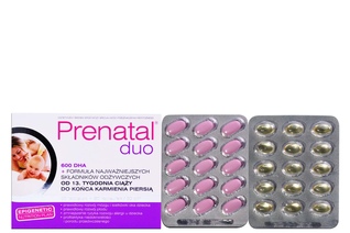 PRENATAL DUO (PRENATAL CLASIC 30 tabletek i PRENATAL DHA 60 kapsułek)