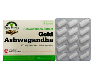 GOLD ASHWAGANDHA EXTRACT 30 kapsułek