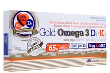 GOLD OMEGA 3 D3+K2 30 kapsułek