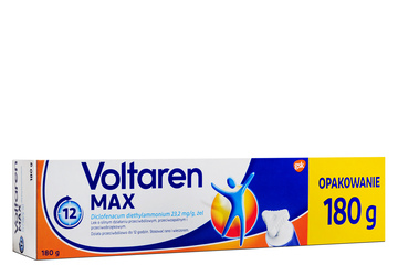 VOLTAREN MAX 23,2 mg/g 180 g żel