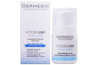 DERMEDIC HYDRAIN 3 HIALURO NAWADNIAJĄCY KREM NA DZIEŃ 55 g