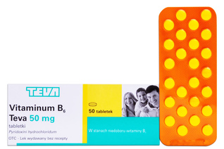 VITAMINUM B6 50 mg 50 tabletek