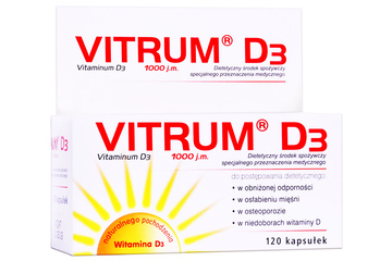 VITRUM D3 1000j.m. 120 kapsułek