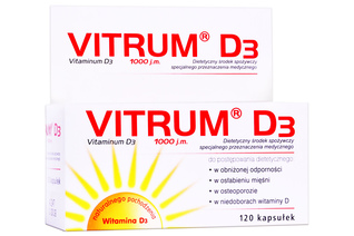 VITRUM D3 1000j.m. 120 kapsułek