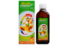 MULTIVITAMOL 1+ SMAK POMARAŃCZOWY 250 ml syrop