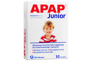 APAP JUNIOR SMAK TRUSKAWKOWO-WANILIOWY 10 saszetek