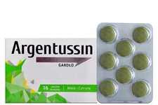 ARGENTUSSIN GARDŁO SMAK MIĘTOWO-CYTRYNOWY 16 pastylek