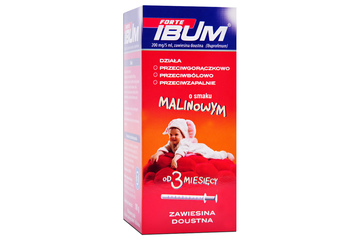 IBUM FORTE SMAK MALINOWY 100 g zawiesina