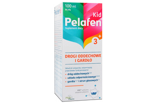 PELAFEN KID 3+ DROGI ODDECHOWE I GARDŁO 100 ml płyn