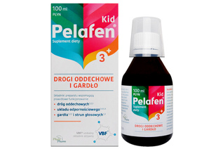 PELAFEN KID 3+ DROGI ODDECHOWE I GARDŁO 100 ml płyn