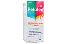 PELAFEN KID 3+ DROGI ODDECHOWE I GARDŁO 100 ml płyn