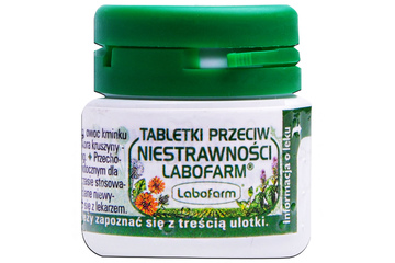 LABOFARM TABLETKI PRZECIW NIESTRAWNOŚCI 20 tabletek