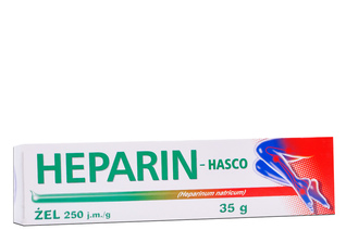 HEPARIN-HASCO 250 j.m./g 35 g żel