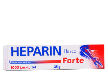 HEPARIN-HASCO FORTE 1000 j.m./g 35 g żel