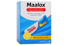 MAALOX 460 + 400 mg/ 4,3 ml 20 saszetek