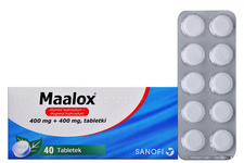 MAALOX 400 mg + 400 mg 40 tabletek