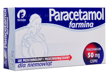 PARACETAMOL 50 mg 10 czopków