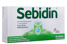 SEBIDIN 20 tabletek do ssania