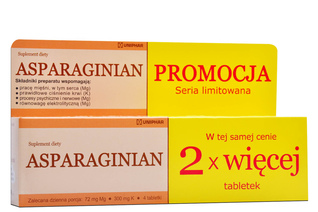 ASPARAGINIAN 100 tabletek