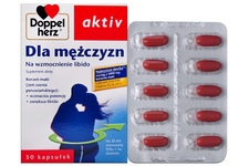 DOPPELHERZ  AKTIV DLA MĘŻCZYZN NA WZMOCNIENIE LIBIDO 30 kapsułek