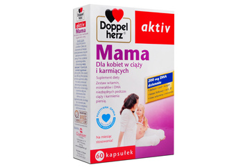 DOPPELHERZ AKTIV MAMA DLA KOBIET W CIĄŻY I KARMIĄCYCH 60 kapsułek