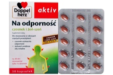DOPPELHERZ AKTIV NA ODPORNOŚĆ CZOSNEK + ŻEŃ-SZEŃ 30 kapsułek
