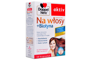 DOPPELHERZ AKTIV NA WŁOSY + BIOTYNA 30 kapsułek