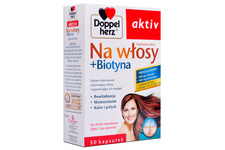 DOPPELHERZ AKTIV NA WŁOSY + BIOTYNA 30 kapsułek