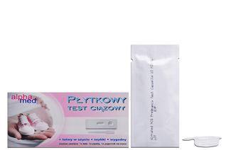 PŁYTKOWY TEST CIĄŻOWY ALPHAMED 1 sztuka